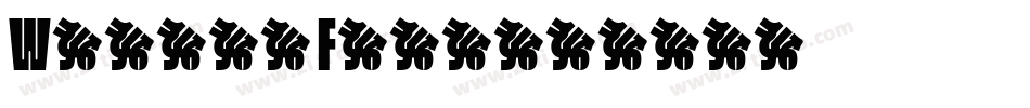 Weston Free字体转换